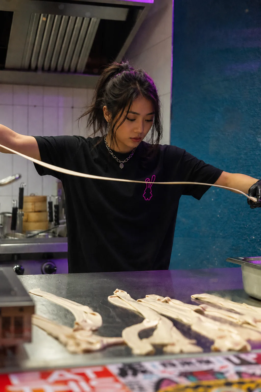 Noodles ziehen
